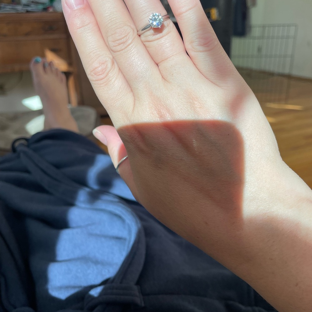 .90ct diamond solitaire ring - Picture 2 of 2
